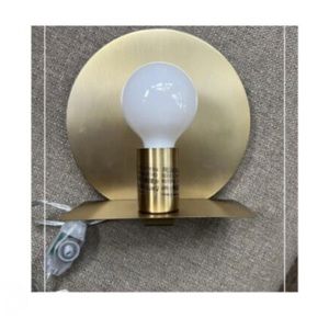 Project 62 Circle Modern Sconce Lamps (2) - Brass Finish